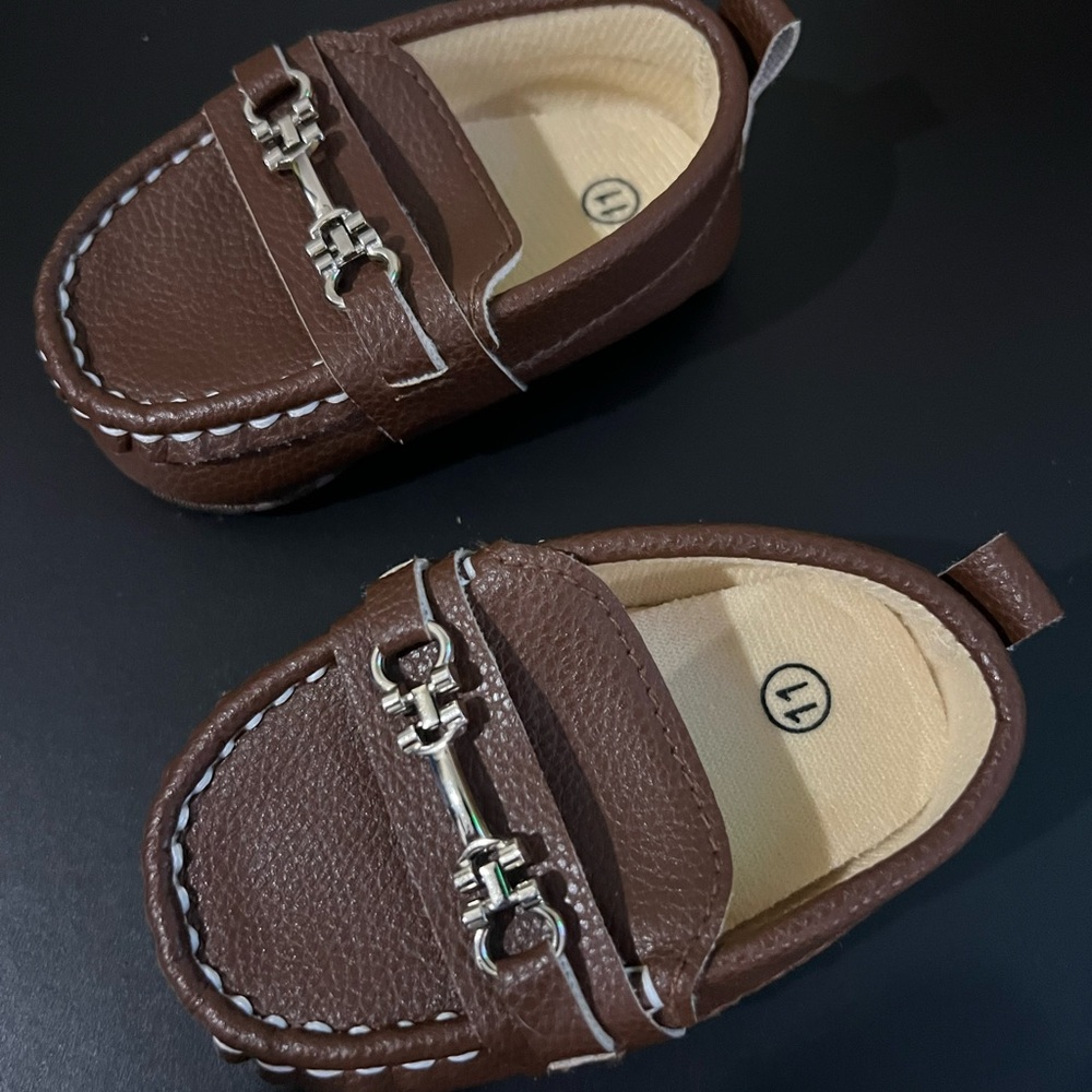 Brown Kids Loafers